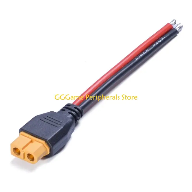 U55B 60 DIY Charging Cable PVC Insulated 60 Cord for Remote Battery Setup and Customize Wiring Prep with Stripped Wire Ends