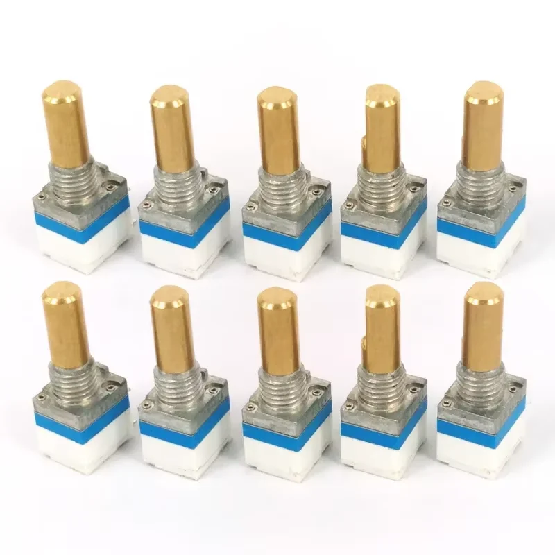 10Pcs Walkie Talkie Volume Power Knob Switch Replacement For Baofeng UV-5R UV5RA 777S Kenwood TK3107 TK3207 Repair Parts