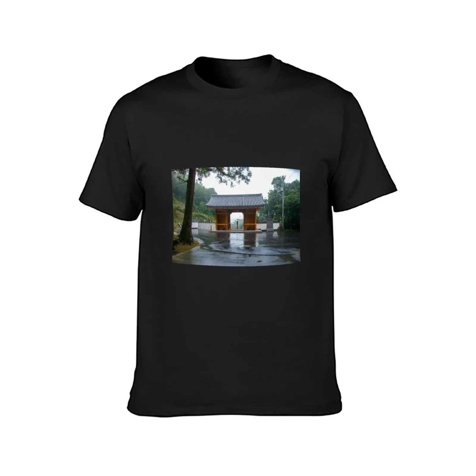 Temple 10, Kirihataji: Entrance Gate T-Shirt quick drying korean fashion designer t shirt men