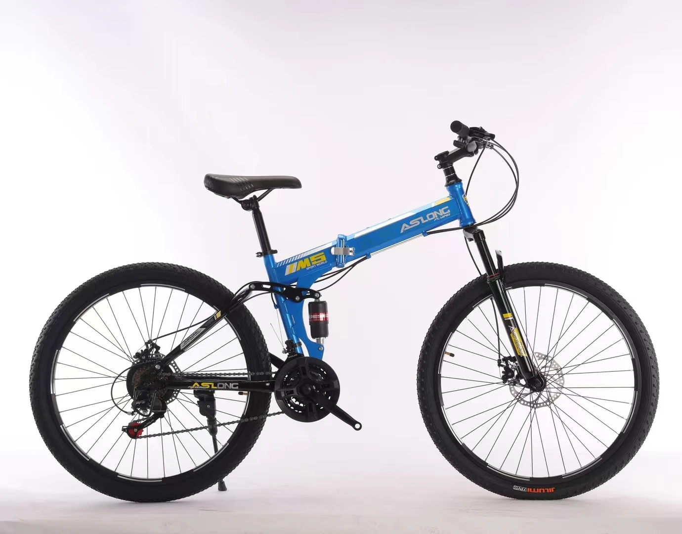 

New 24 Inch Foldable Bicycle with Full Suspension and Foldable Mountain Aluminum Alloy Bicycle