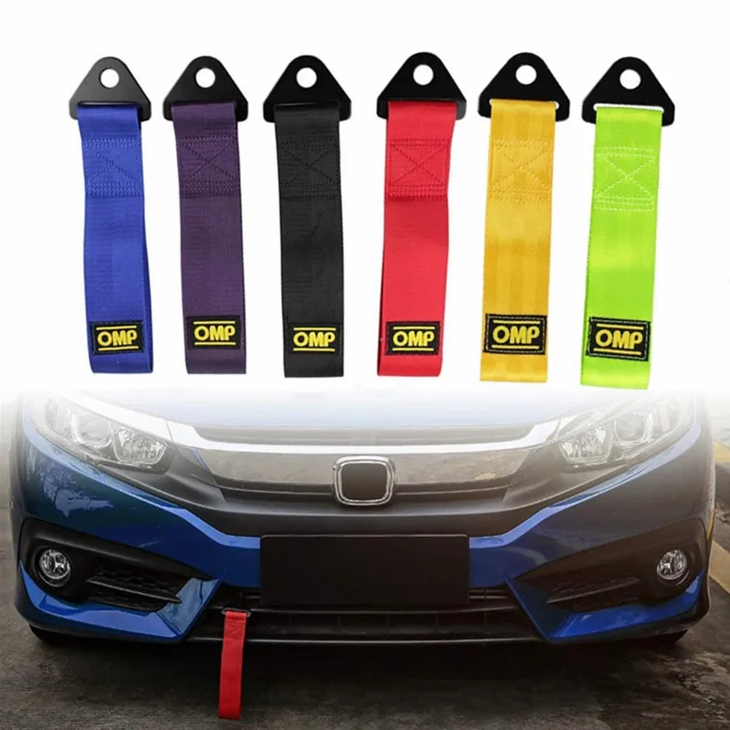 High-Strength Nylon Tow Strap Universal Car Racing Tow Ropes Auto Trailer Ropes Auto Trailer Ropes Bumper Trailer Towing Strap