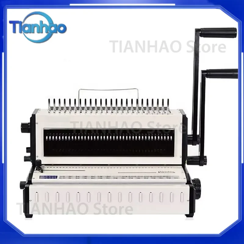 for CW2016 Wire and Comb Binding Machine Multi function Book Binder Office Document Punching Binding Tool for A4 Paper