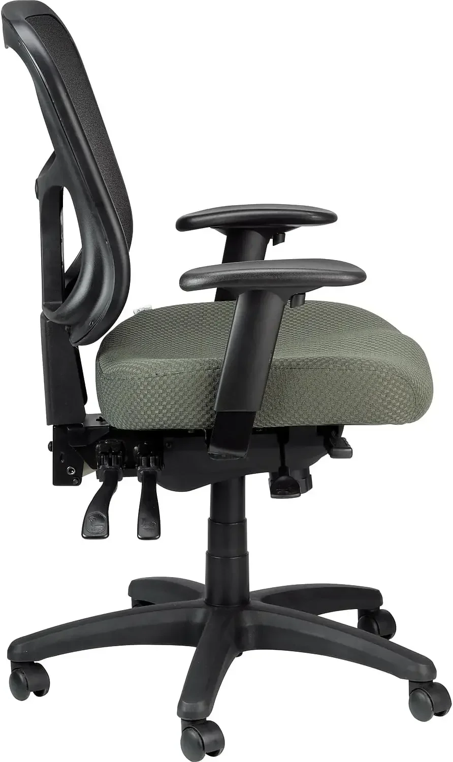 [Precio con descuento, ¡gran oferta! ]TP8000 Silla de trabajo ergonómica de malla con respaldo medio, oliva (TP8000-OLIVE)