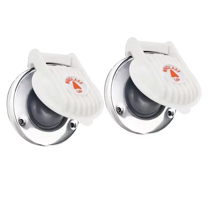 

A80X-Boat Yacht Replacement Accessory Control Switch 2 Pcs Marine Anchor Windlass Foot Switch For 12V/24V