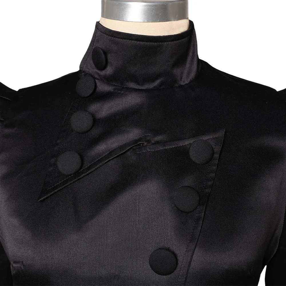 فانتازيا ويكيد 2 نيساروز تأثيري فستان أسود 2025 فيلم Disfraz زي المرأة الخيال هالوين كرنفال ملابس للحفلات #5