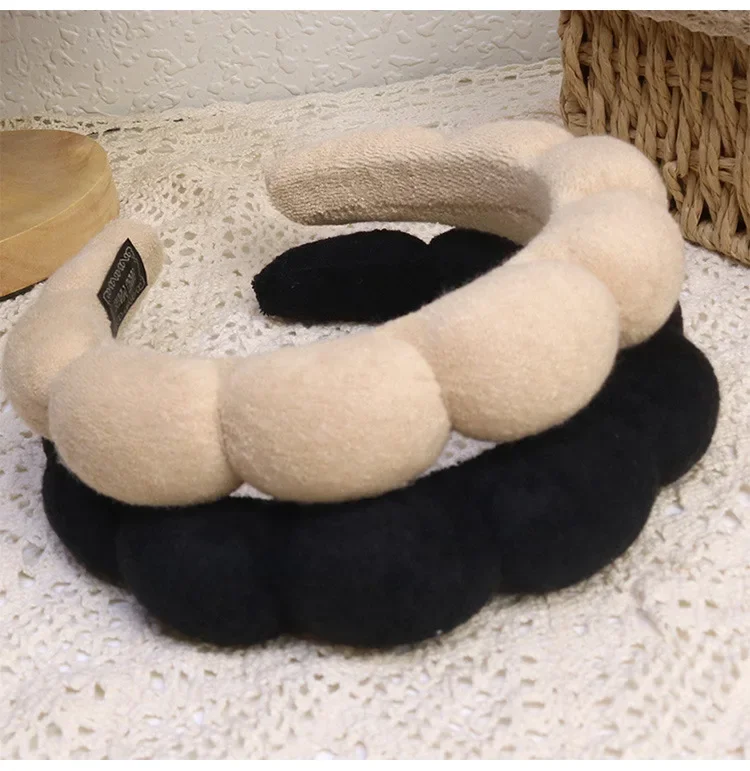 Mode Schwamm Stirnband Für Frauen Haar Zubehör Multifunktions Kopf Band Für Gesicht Waschen Make-Up Entfernung Dusche Haar Band – Detail 5