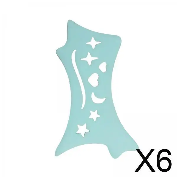 Silikon-Eyeliner-Schablonen, wiederverwendbar, Augen-Make-up-Hilfe, multifunktionales Zeichenvorlagen-Werkzeug für Frauen, Mädchen, Anfänger