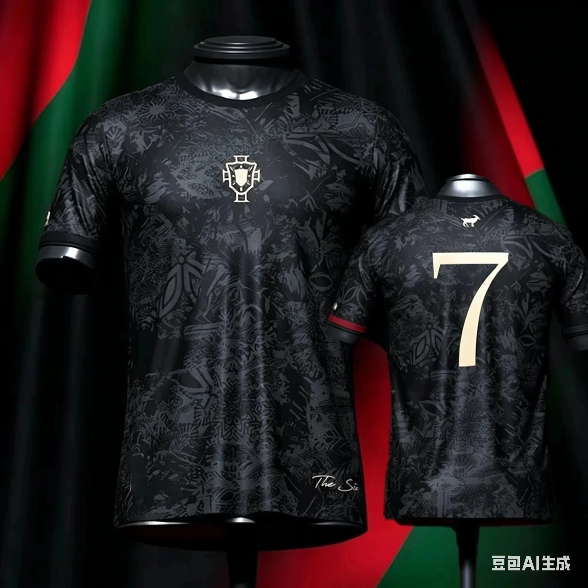 Image of 2026 Ronaldo Gedenkausgabe Trikot/T-Shirt Portugal Fans Herren Damen und Kinder Sport- und Freizeitoberteile