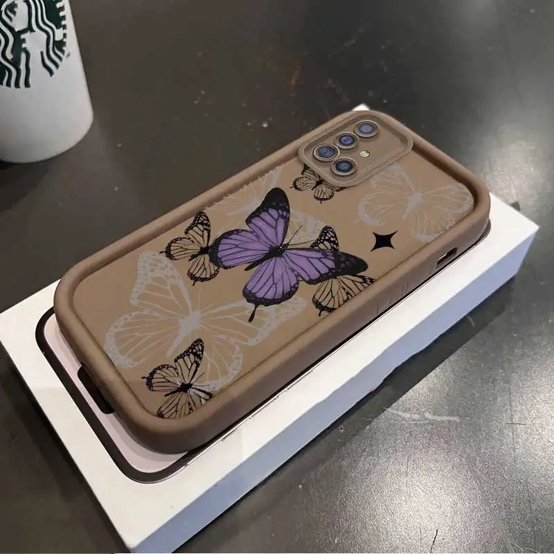 Dark Butterfly Shockproof Premium Flexible Cover For Samsung A71 Perfect For Fashion Featuring A 12 71 32 15 14 03 02 52 55 13