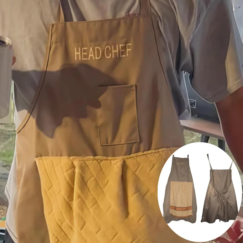 포켓 셰프가 있는 창의적인 장난용 앞치마, 남녀 요리사 - Camping Cooking Apron 리뷰 및 가격