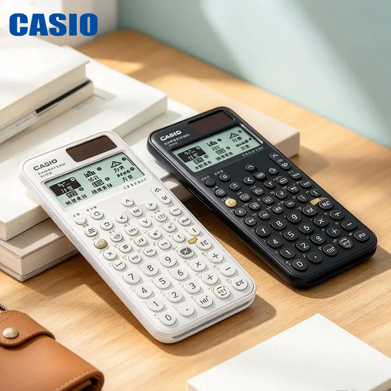 Casio FX-999CN CW/FX-991CN CW/FX-50F II High-sensitivity key scientific calculator, logical function vector operation