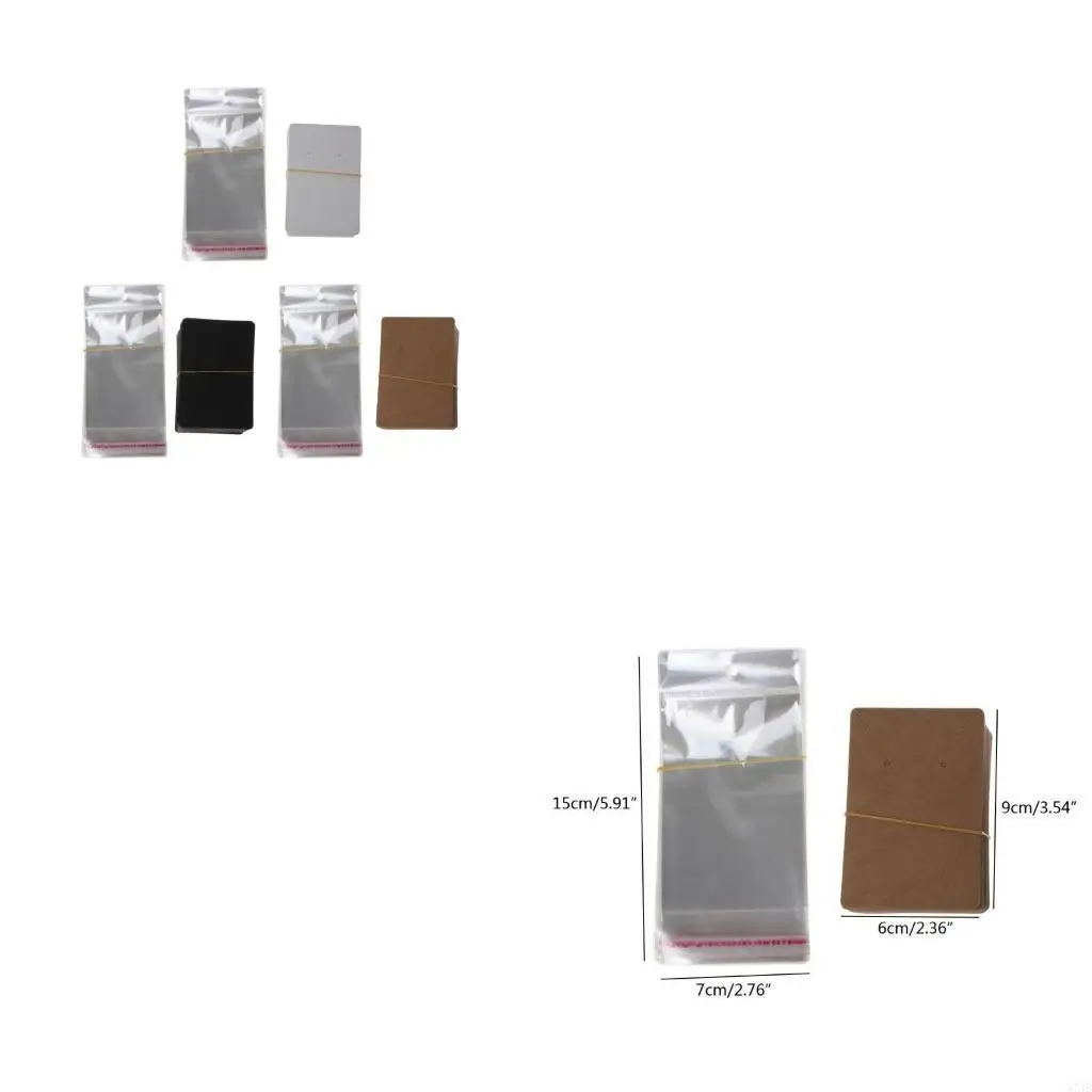 

Пустые бумажные бирки с карточками для демонстрации сережек с адаптером для карточек Ювелирная открытка