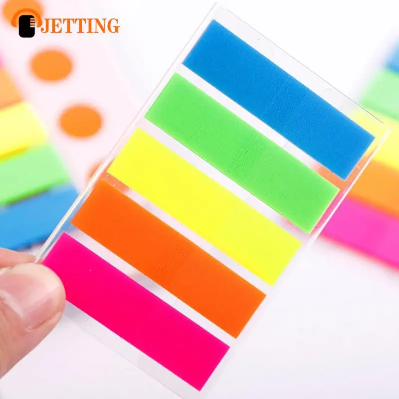 100 Sheets Notes Sticky Notes Markers Sticky Notes Stickers Fluorescent Sticky Notes Self-Adhesive Sticky School Supplies
