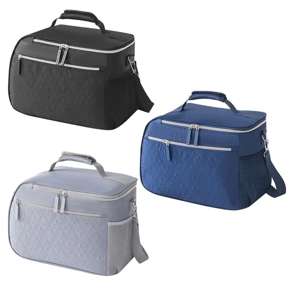 Durable 14L Insulated Lunch Bag Large Capacity Waterproof Liner Cooler Bag Thickened Leakproof Tote Bag for Picnic