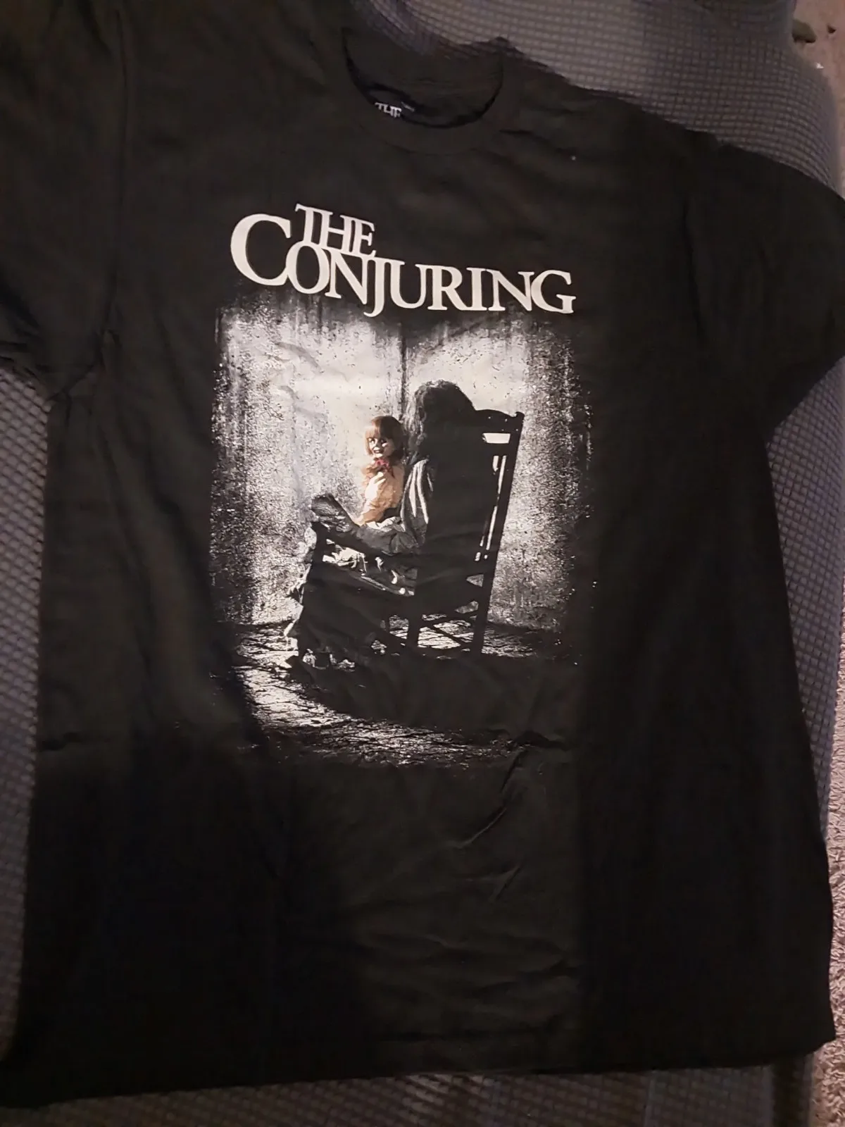 The Conjuring - Rocking Chair T-Shirt - Black New