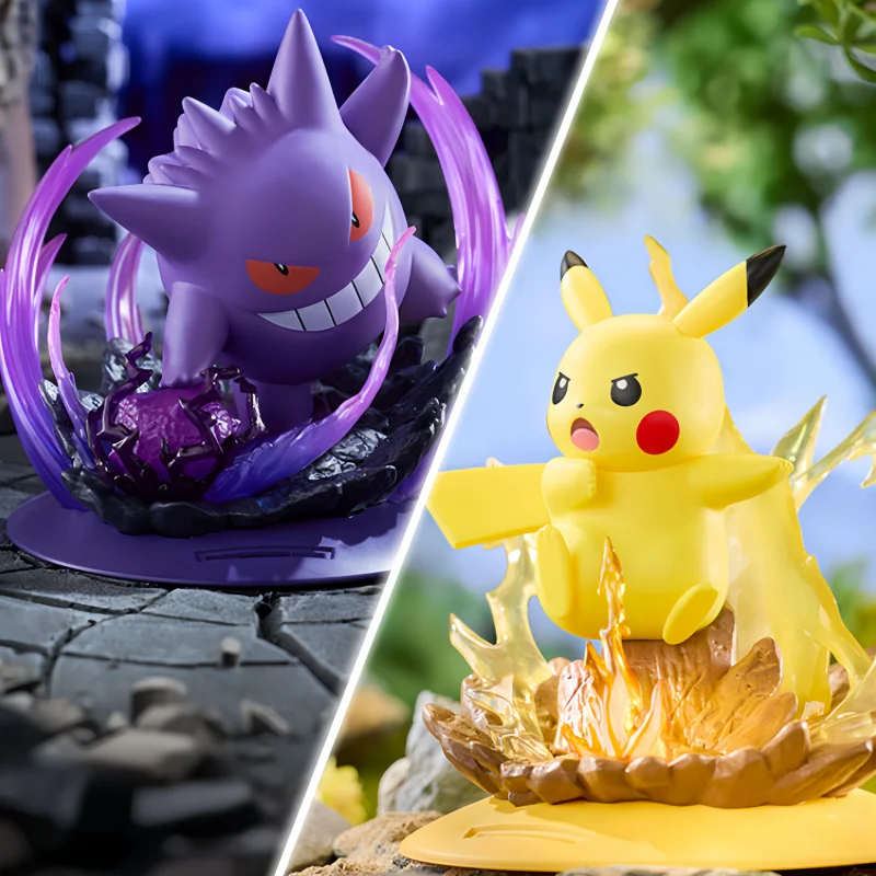 Hot Selling Genuine Funism PKM Figure Decor Figurine Collectible Thunderbolt Strike Desktop Decoration Toy Surprise Trendy Gifts