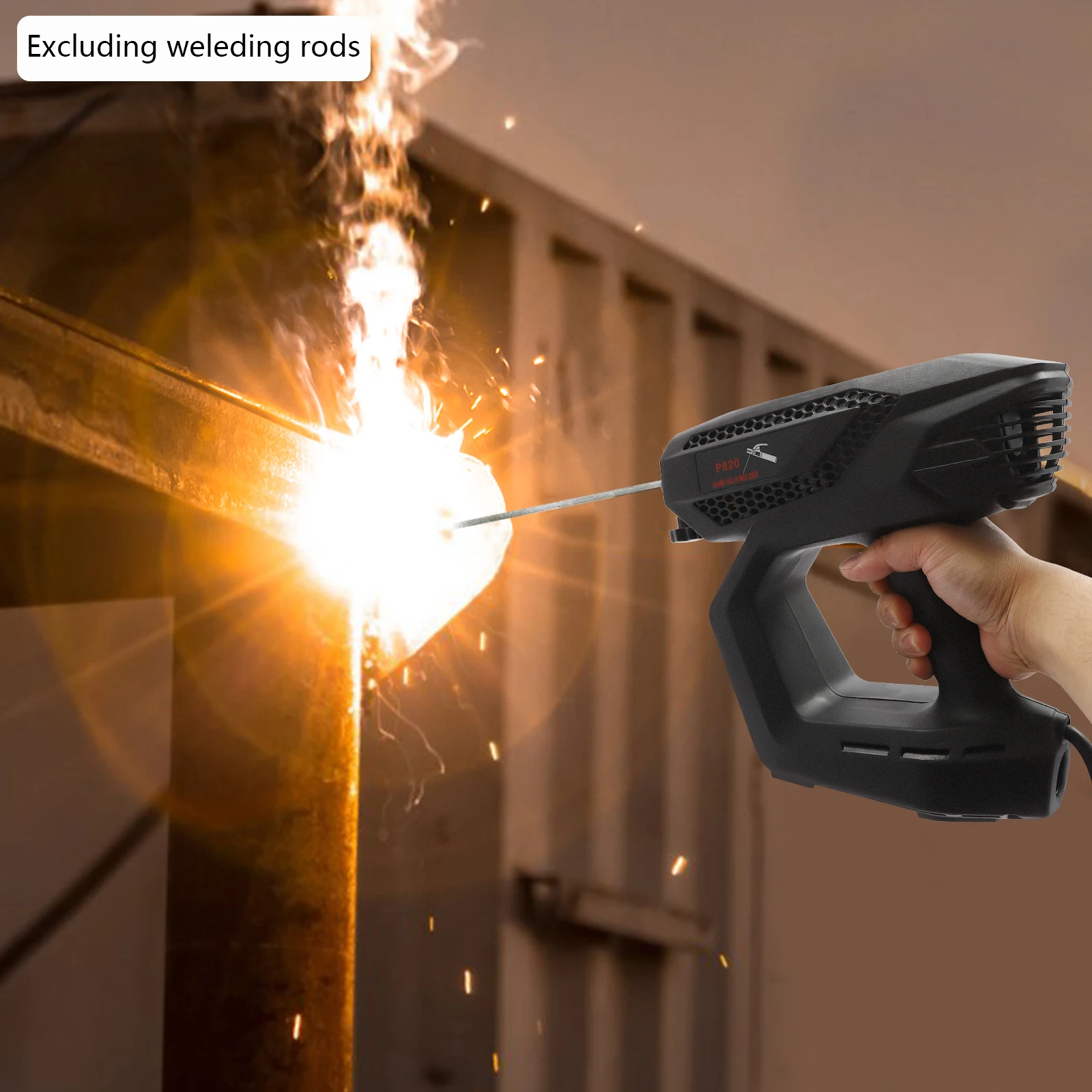 2200W Handheld Welder Portable Welding Gun Machine 220V Digital Display Current Adjustment 20-120A