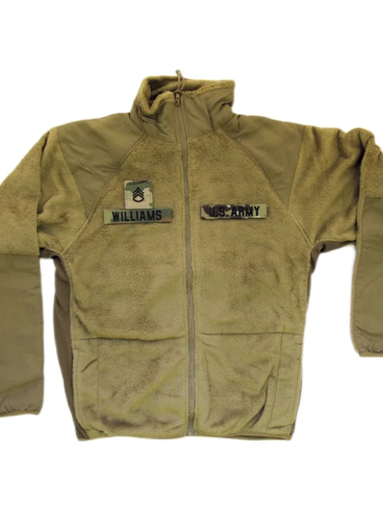P300 Fleece Coat US Chest Band Rank Armband L3L5L7 Magic Badge Name Band ACU Camouflage UCP Badge Sticker