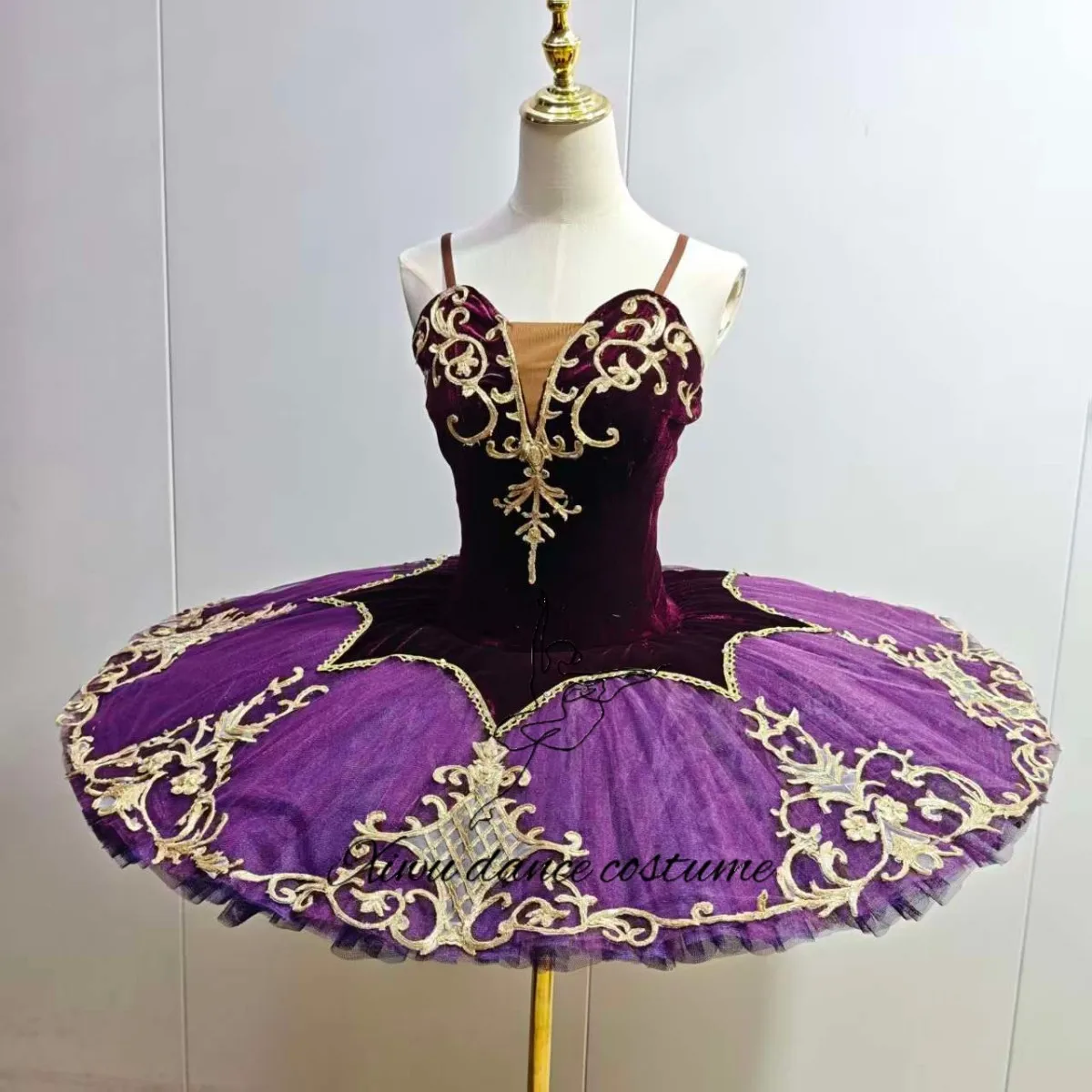 

Odile Inspired Black Purple Ballet Tutu Dress for Swan Lake