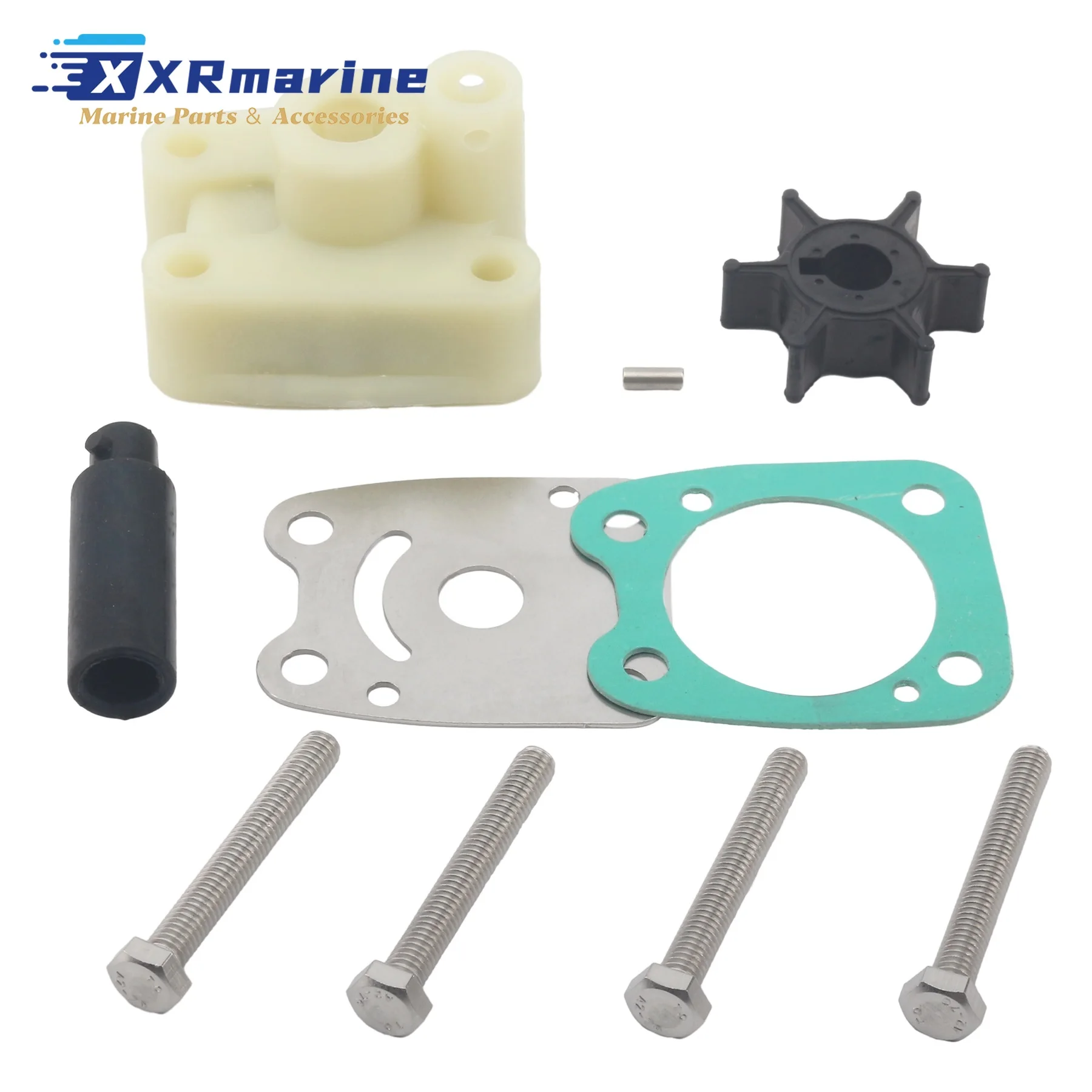 

46-810952M Water Pump Impeller Repair Kit for Mercury 4 5 6 HP Outboard Motors 46-810953M 46-810954M 46-96305M Sierra 18-3073