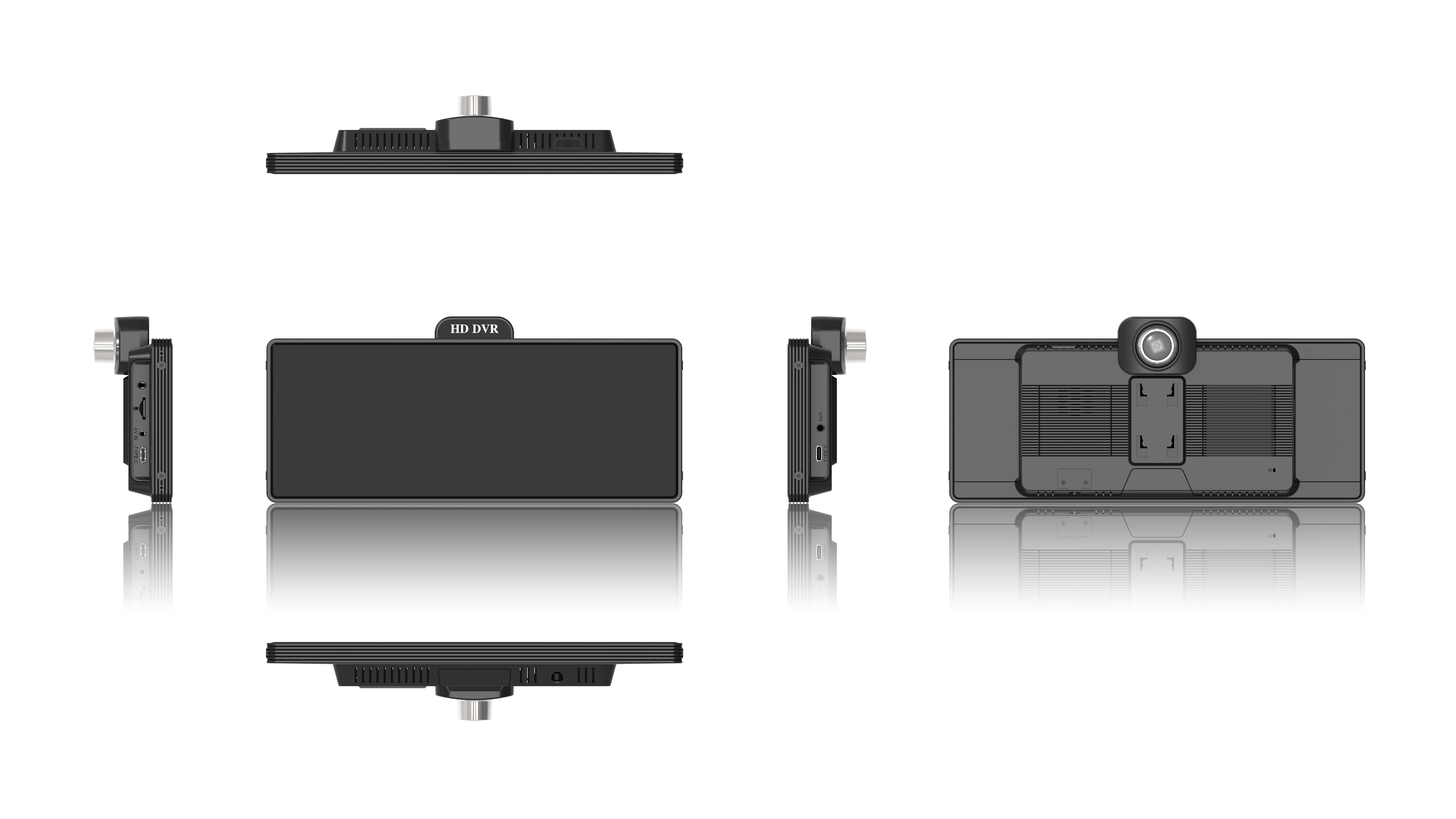 4k wifi gps 10.26 polegada gravador de vídeo espelho do carro retrovisor câmera carplay & android auto sem fio aux wired navi dvrs bluetooth