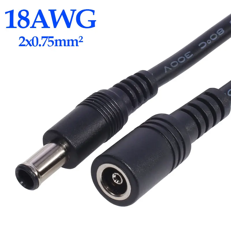 

0.3M Direct Current Charging Cord 6.5x4.4mm Male to 6.5x4.4mm Female Power Supply Cable for Laptop DC6044 Extend Line