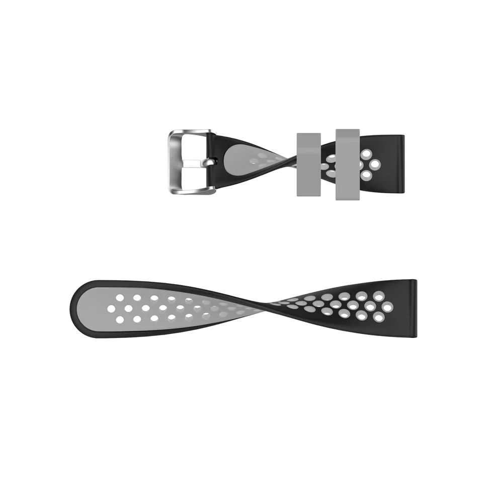 Sport Silicone Watchband 18mm For Realme Band 2 Strap and Clasp Smart Watch Band