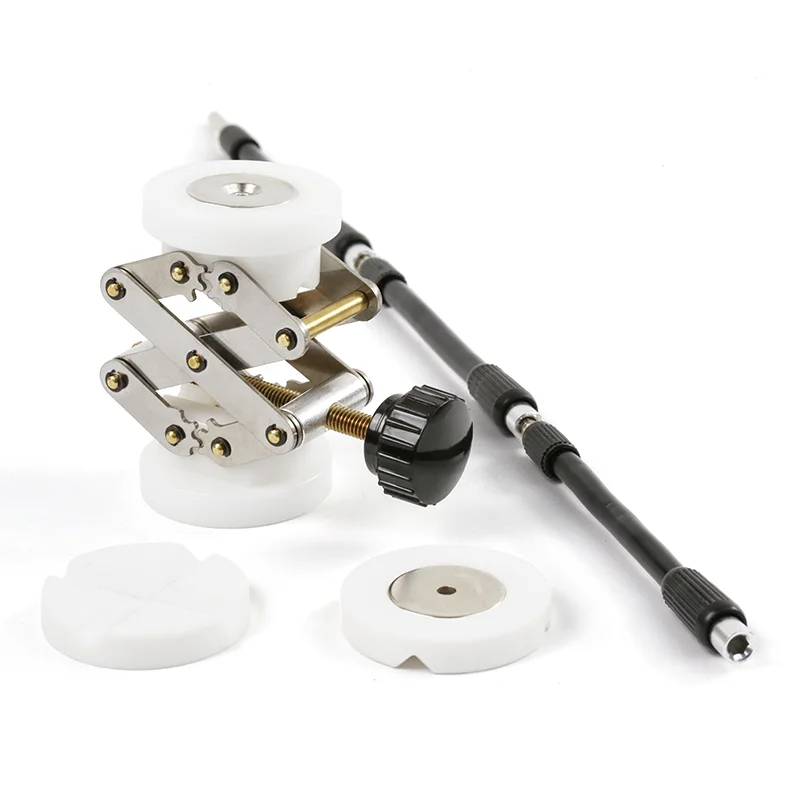 Soporte de reparación para guitarra acústica, para panel trasero y grietas, herramienta grande con imán