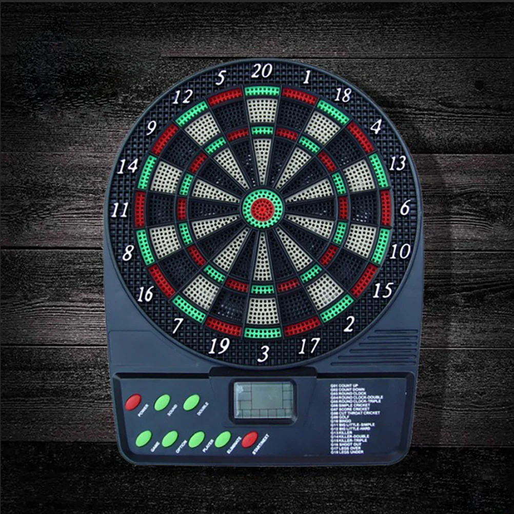 

Automatic Scoring Electronic Dartboard 8 Inch Tournament Style Lcd Display Powered Cricket Game Random Color Outdoor