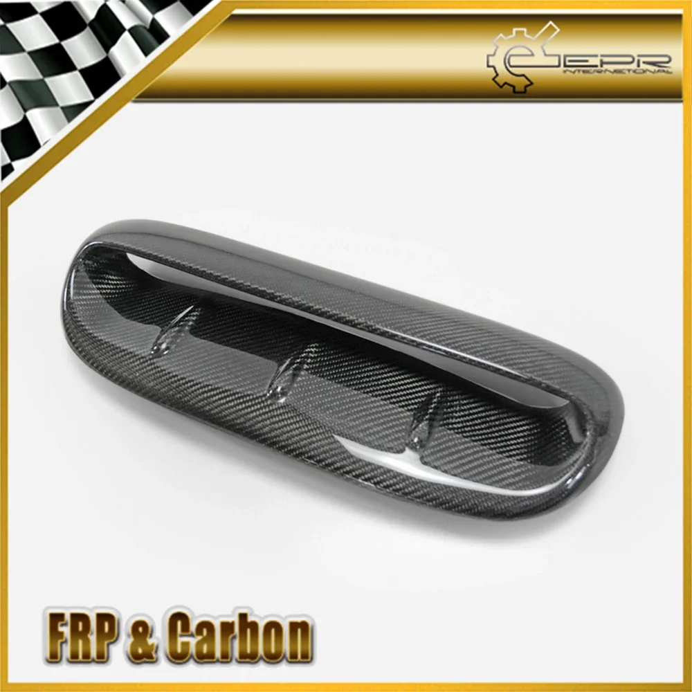 Auto car Type DG Carbon Fiber hood scoop carbon replacemenet car styling air flow intake vent cover For MINI COOPER S R53 2006