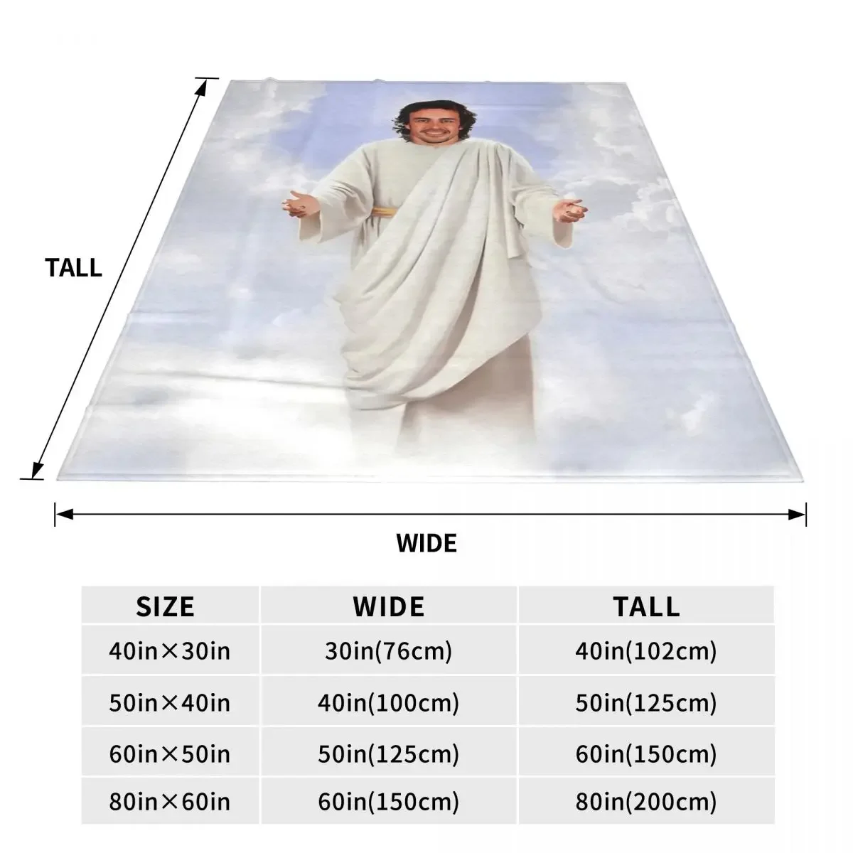 Relax Funny Fernando Alonso Jesus Blanket Merch Home Decorative Throws And Blankets Soft Fleece for Car