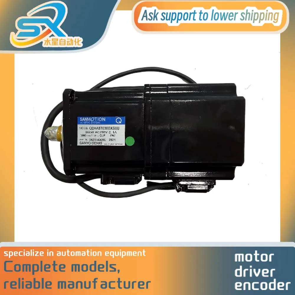 

100% тест OK SANYO Q2AA07030DXS8U Серводвигатель переменного тока 300 Вт повышенной производительности и долговечности