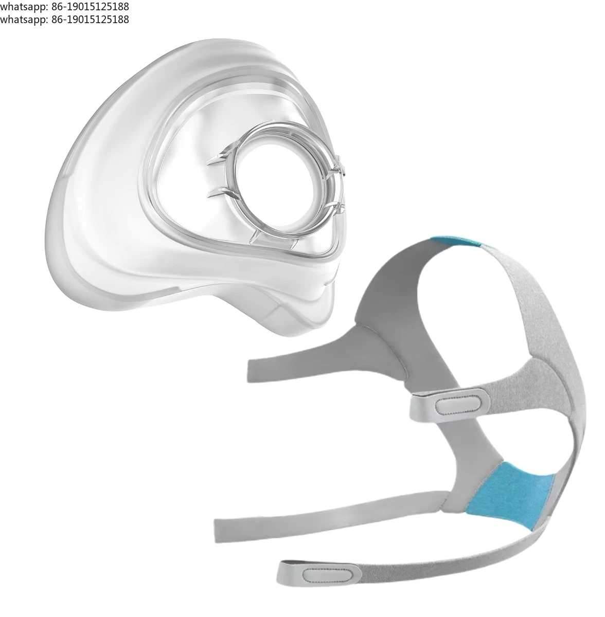 

Маска для носа + головной убор, маска для сна CPAP, силиконовая маска против храпа, совместима с N20, мягким уплотнением