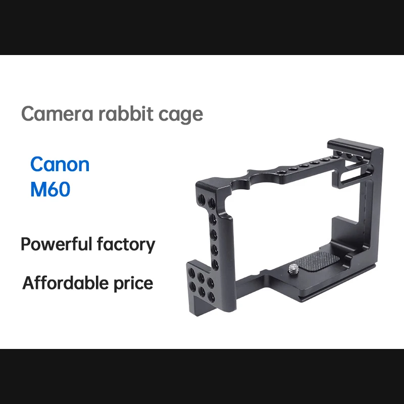 

Camera Rabbit Cage Vertical Shooting Handle External Microphone For Canon M60/m6 2 Micro Single-105