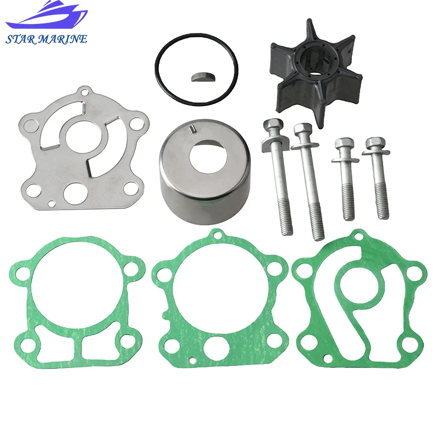 67F-W0078 Water Pump Impeller Kit For Yamaha Outboard Motor 4T F75 F80 F90 F100 67F-W0078-00 18-3409 Boat Engine Replaces Parts