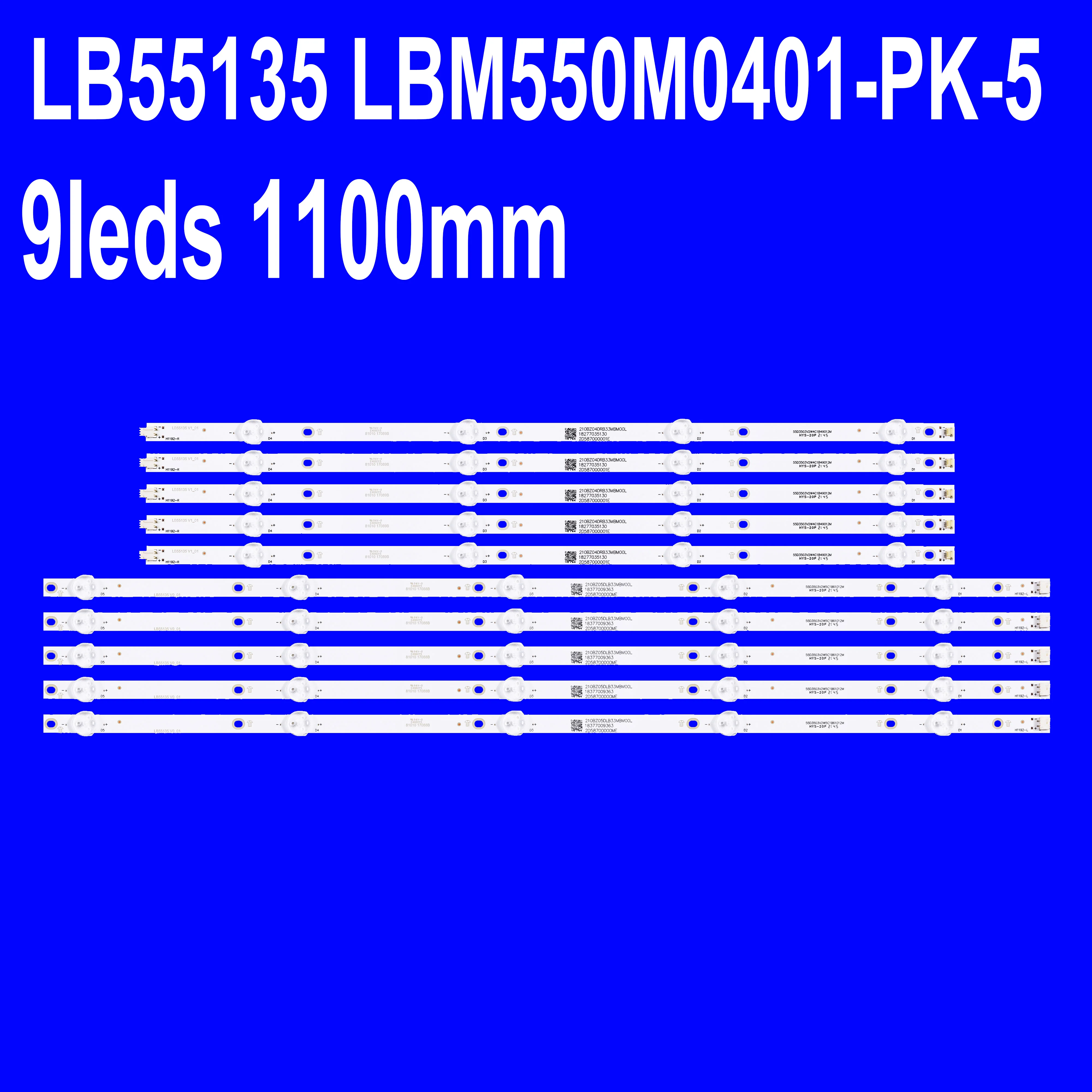 

LED Strip For TV 55UN68006LA 55UN70006LA LB55135 lbm550m0501-PJ-4(L) LB-DM3030-GJD3X3555X9GB00-S NS-55DF710NA21 NS-55DF710NA19