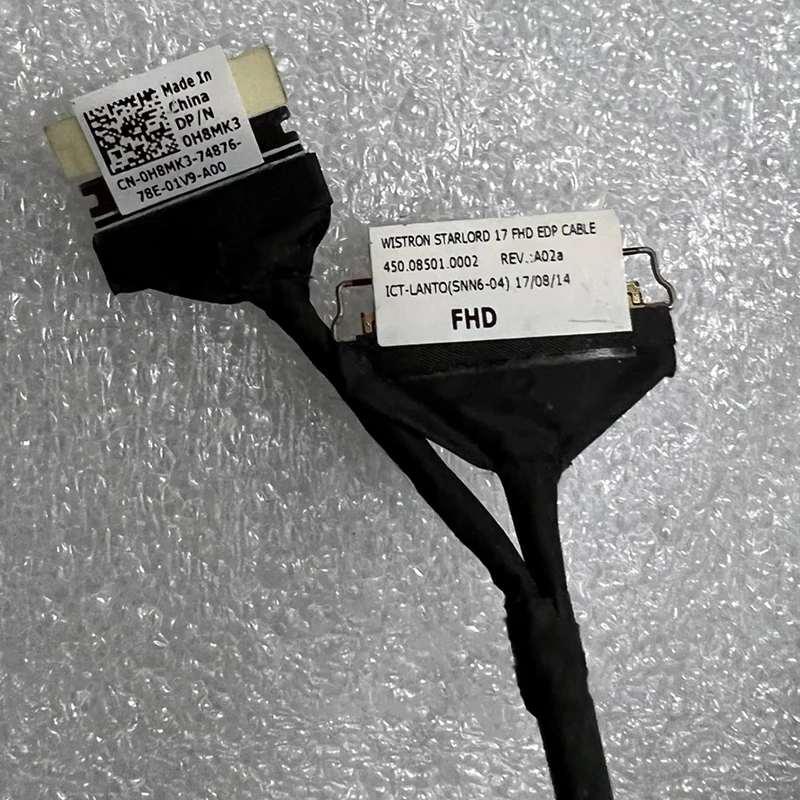 0H8MK3 New Original For DELL Inspiron 7773 7778 7779 P30E Laptop LCD Screen Cable H8MK3 CN-0H8MK3 450.08501.0002 High Quality