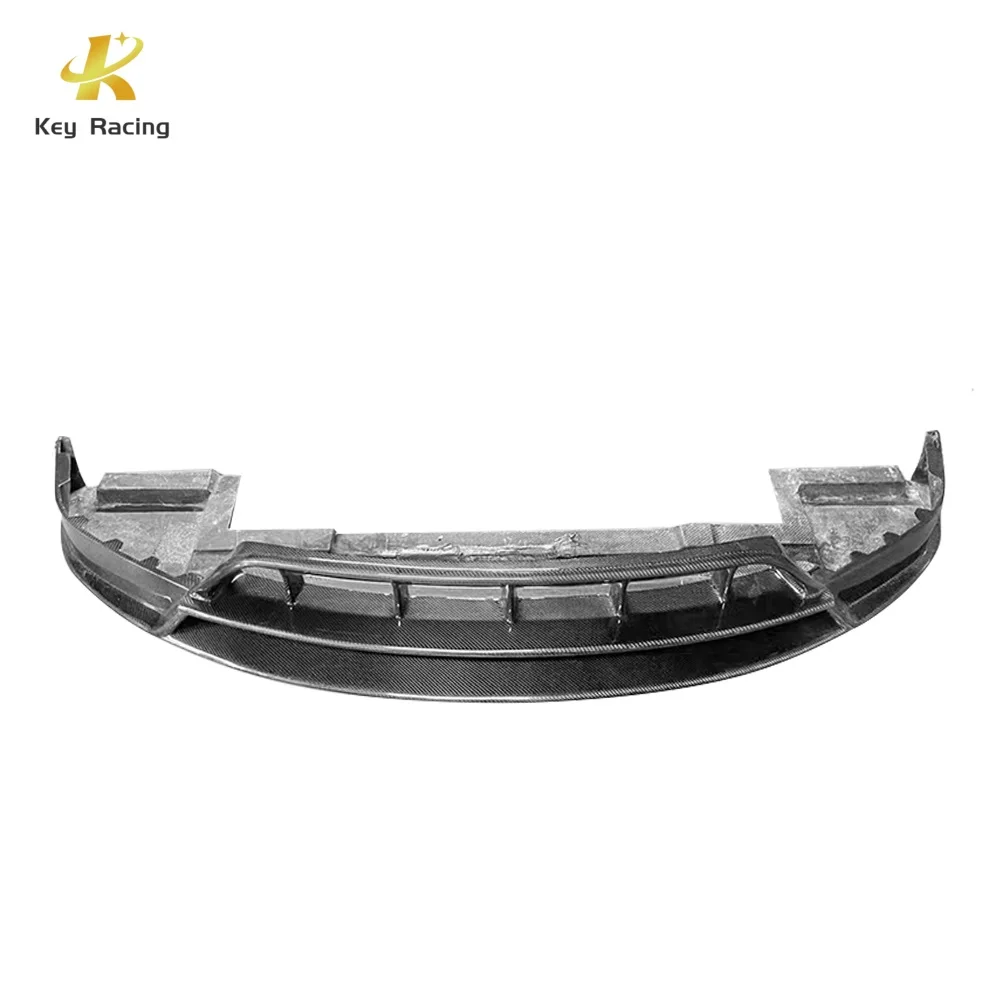 

Car Decorating Accessories Carbon Fiber RZ Style Front Lip Front Bumper Lip Chin For Tesla Model X