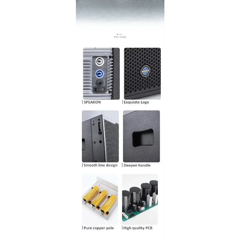 Dual 12 Inch Passive Line Array Speaker New Arrival Outdoor Stage Performance Professional Audio Device