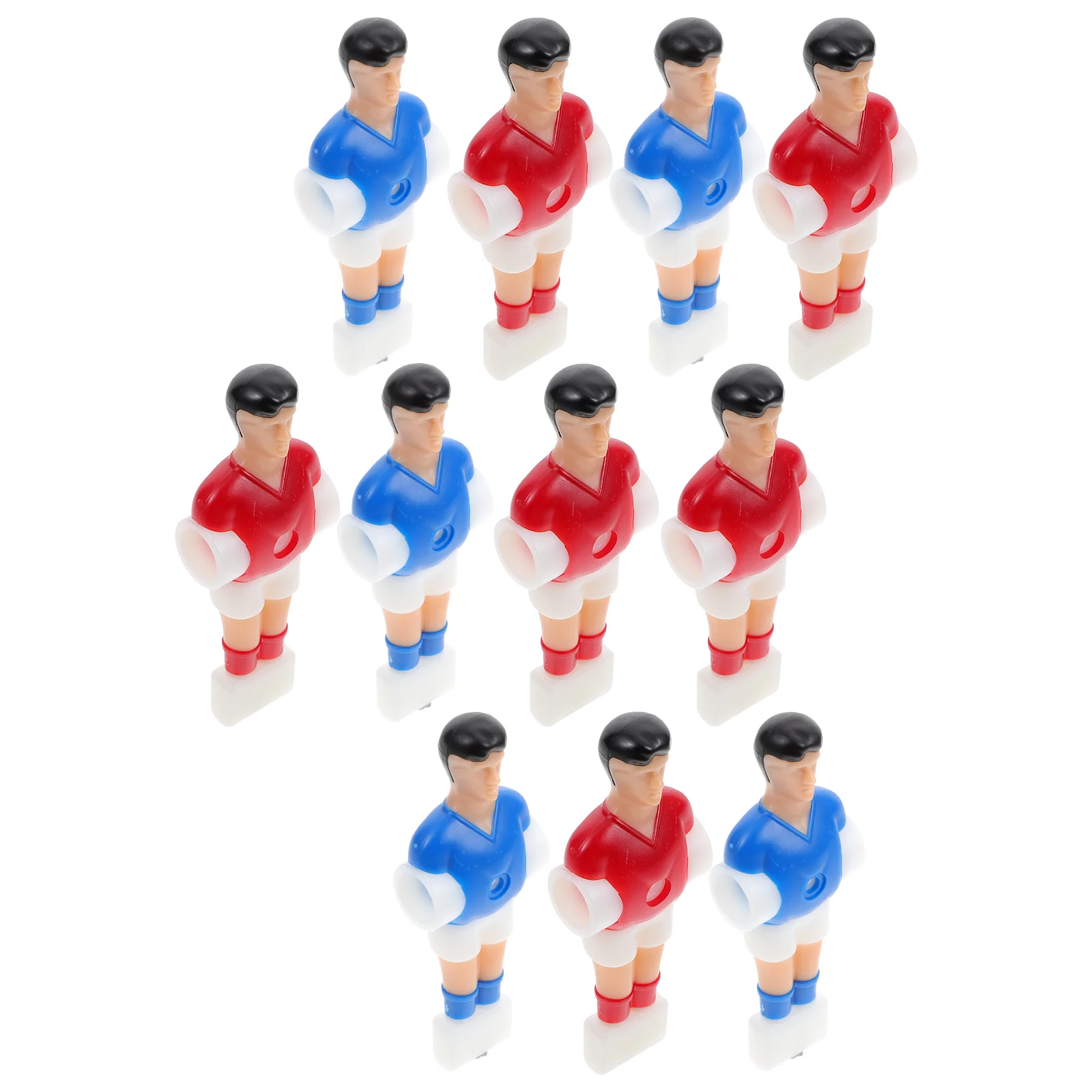 

11 Pcs Football Machine Player Table Accessory Foosball Man Parts Soccer Figurine Replacement Child