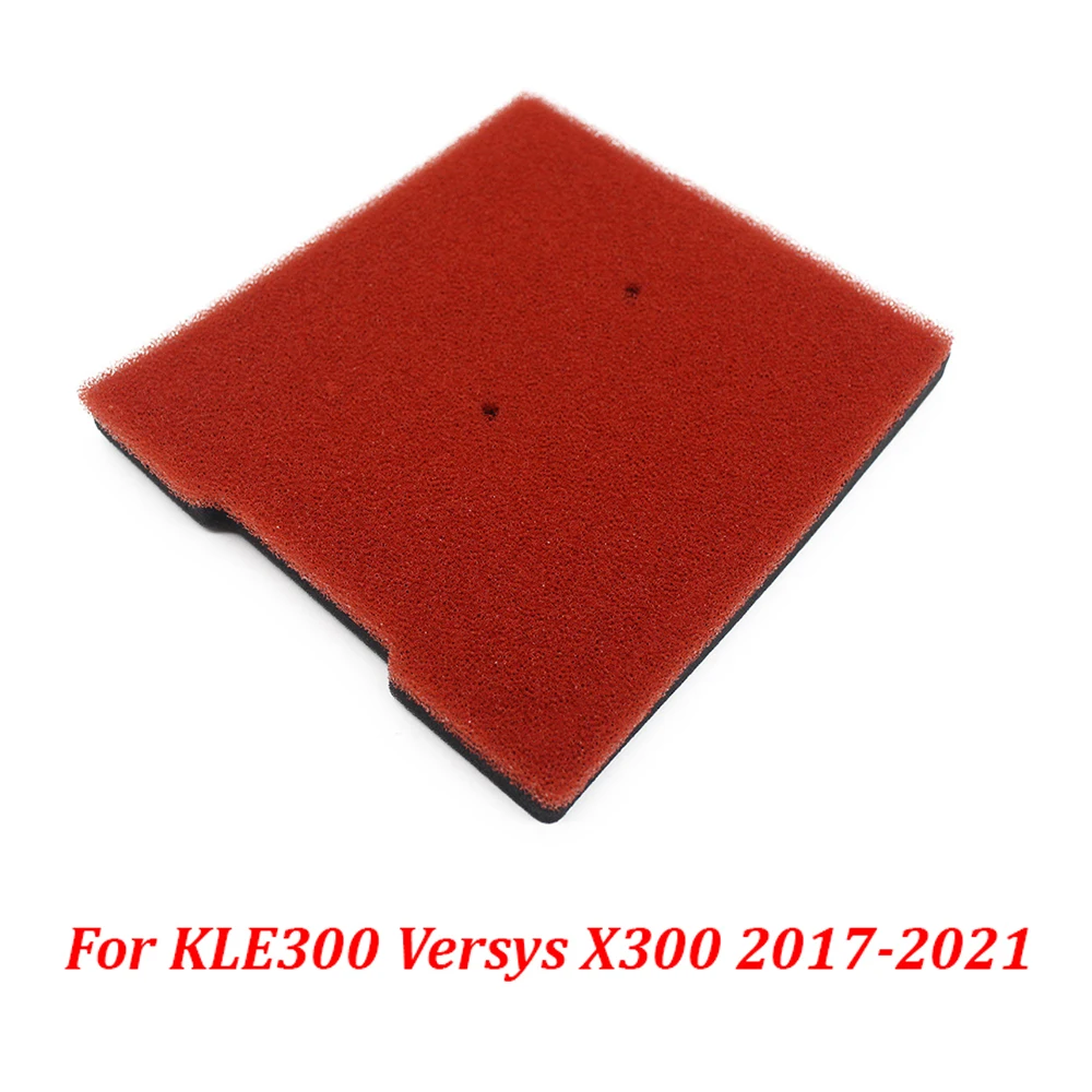 For Kawasaki KLE300 KLE 300 Versys X300 2017-2021 Motorcycle High Flow Air Filter Cleaner Sponge Air Intake Filter Foam