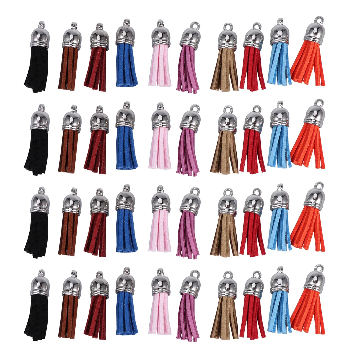 

60 Pcs Fleece Tassel Pendant Tassels Keychain Bag Fringe Cellphone Accessory