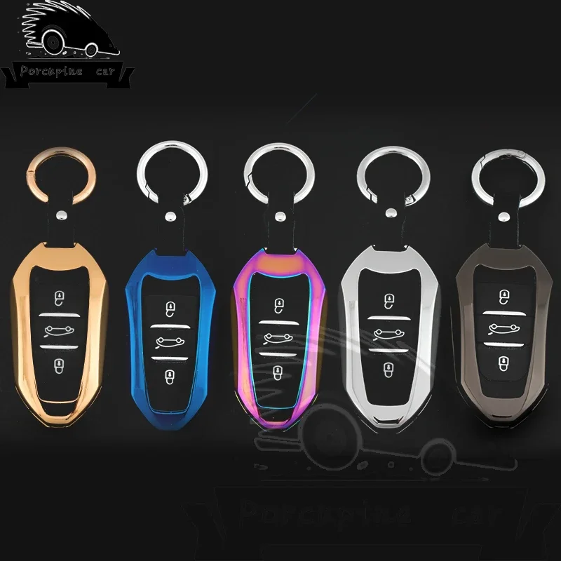 

Remote Control Car Key Cover Case For Peugeot 2008 308 3008 508 4008 408 For Citroen C4L C5 C6 CACTUS C3XR DS6 DS5L Elysee