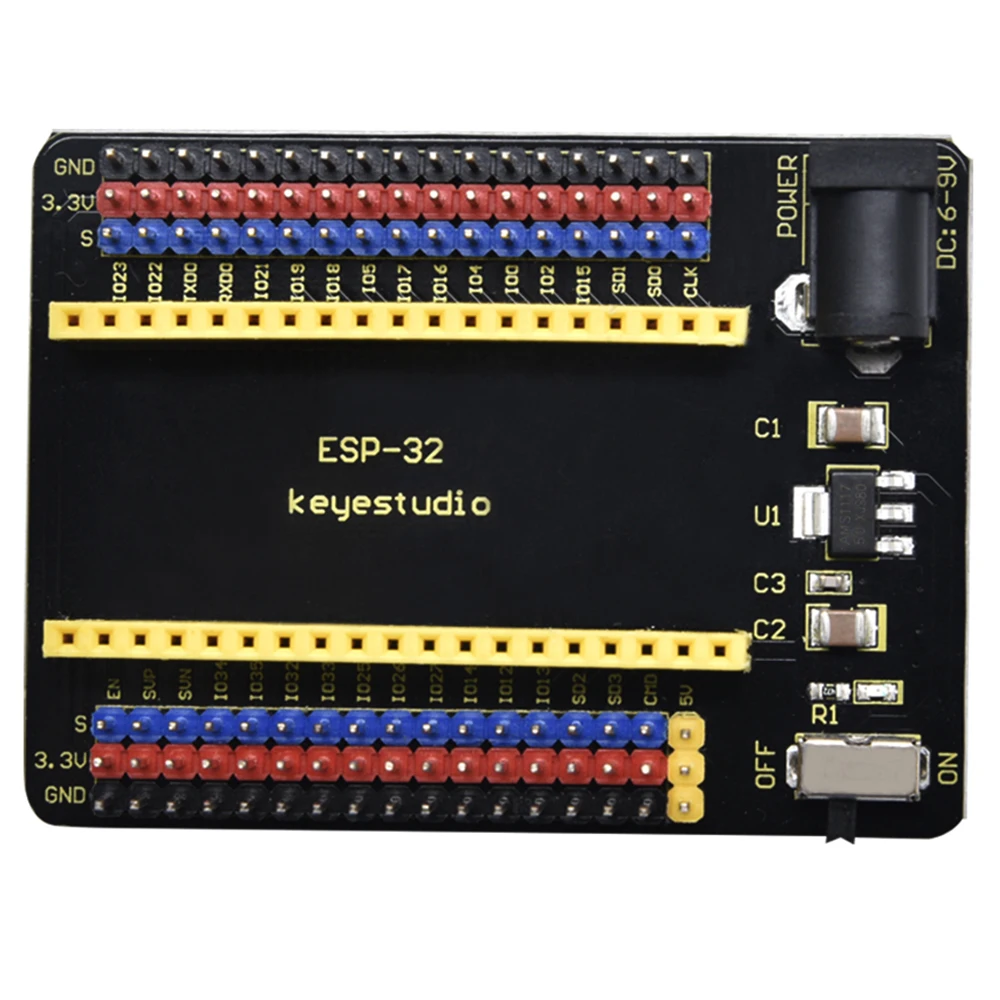 Keyestudio ESP32-IO Shield dla płyty głównej Arduino ESP32 Wroom (sprawdź rozstaw pinów Ostrożnie przed zakupem)