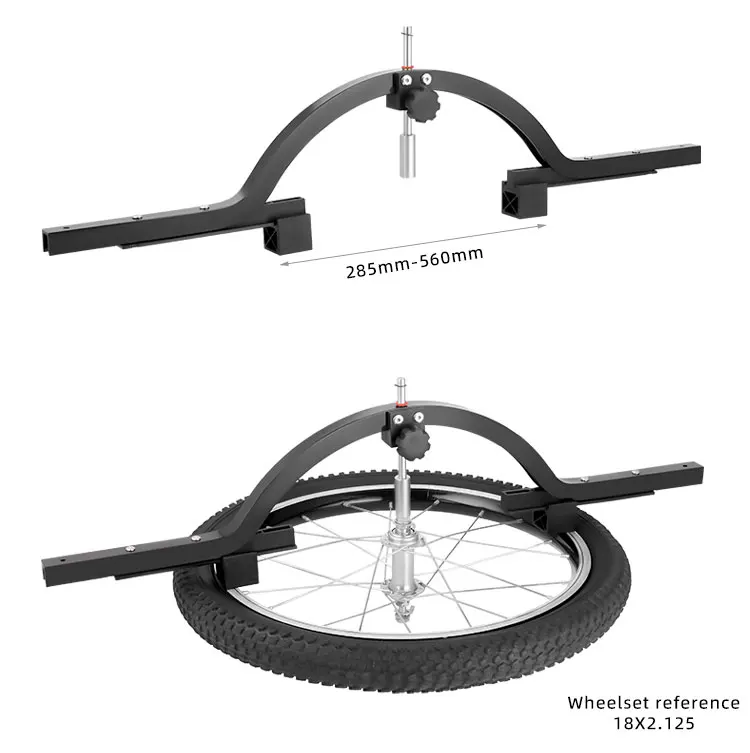 TOOPRE Radnaben-Messgerät für 12 bis 29 Zoll Laufradsätze, Werkzeug zur Positionierung der Fahrradfelgenmitte und zur Korrektur des Laufradbiegens – Detail 7
