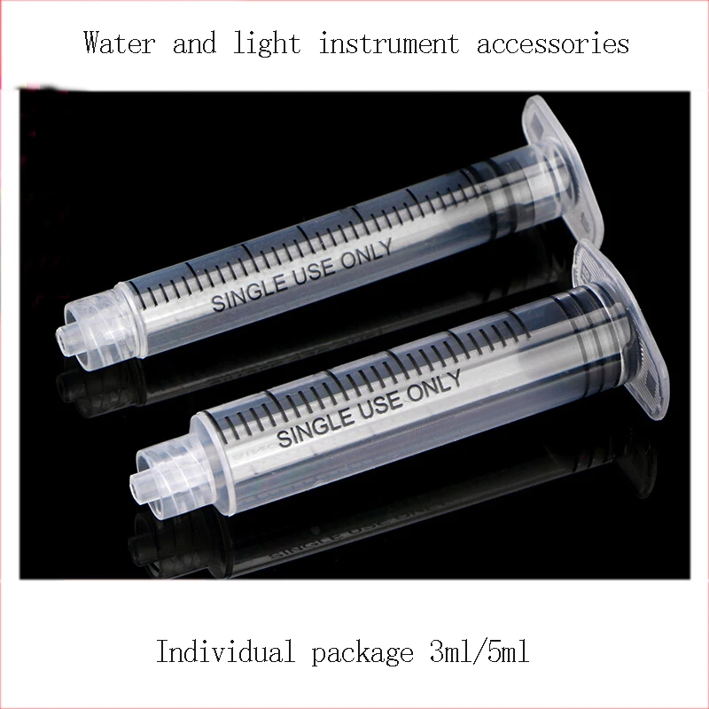 Disposable water and light instrument accessories