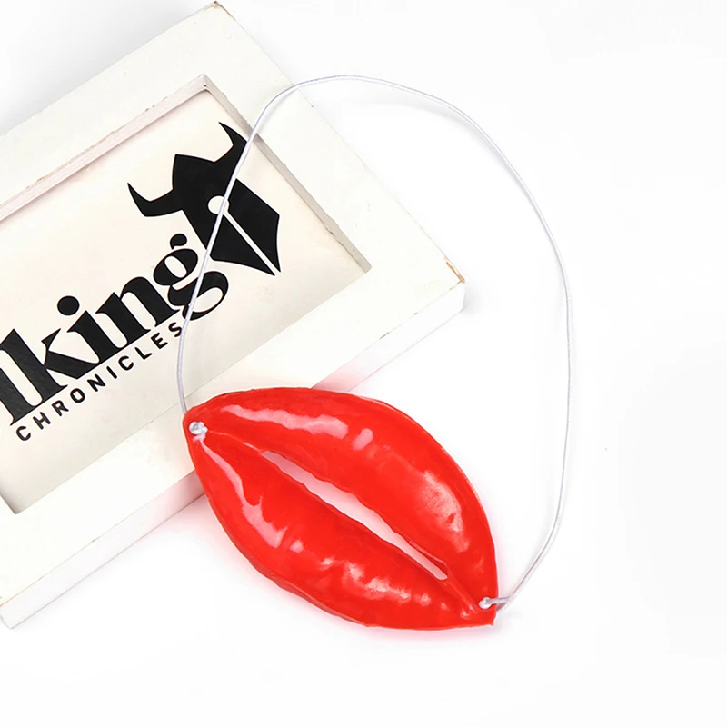 

З. Забавная латексная маска-прикол для Хэллоуина: красные губы, толстый большой рот, для розыгрышей, свадебных вечеринок и костюмированных игр