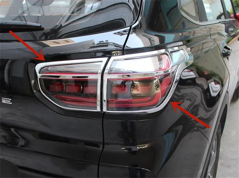 For Kia Sportage R 2018-2019 ABS Chrome rear tail light front rear fog lamps decorative frame anti-scratch Car styling