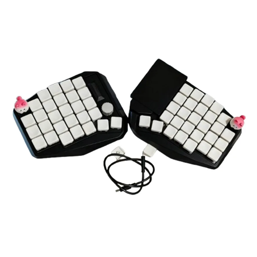 Sofle Touchpad, geteilte Tastatur, kabelgebunden, Singlemode, großes quadratisches Touchpad, Hot-Swap-RGB, individuell für Maus, Ergonomie, Gamer, PC-Geschenke