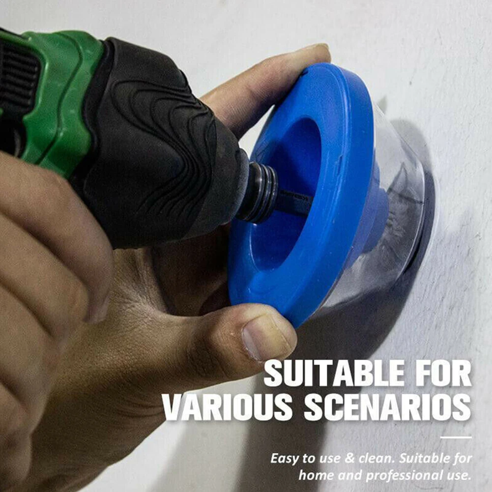 Electric Drills Drill Dust Cover PVC+PP Blue Bowl-shaped Design More Convenient To Use Home Practical Brand New